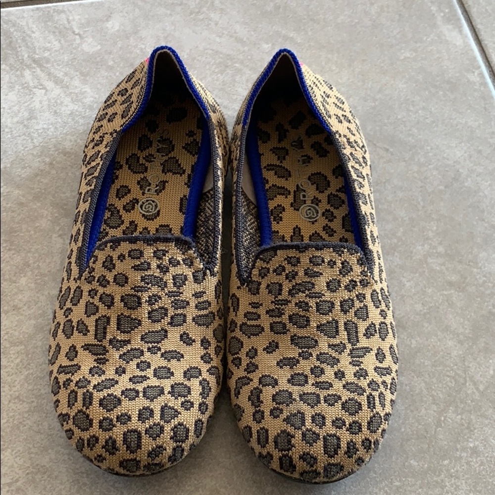 Rothy’s Spotted Leopard Print Loafers